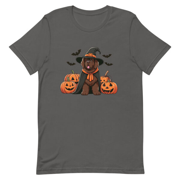 Brown Newfoundland Witch Halloween Shirt - Image 2